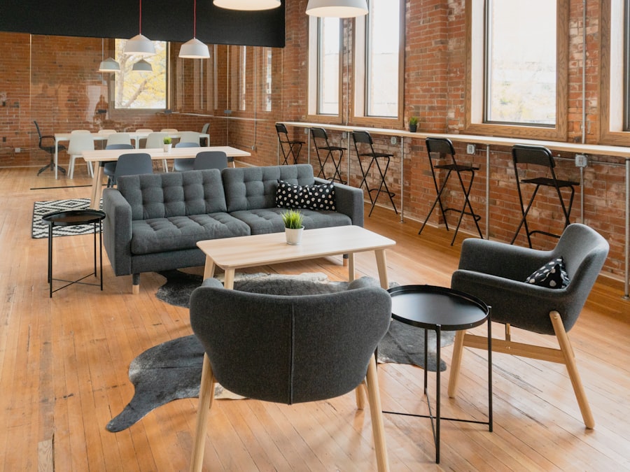 Кресло Lounge · бежевая ткань