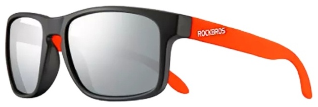 Велосипедные очки ROCKBROS UV400 10116 оранжевые — фото 2