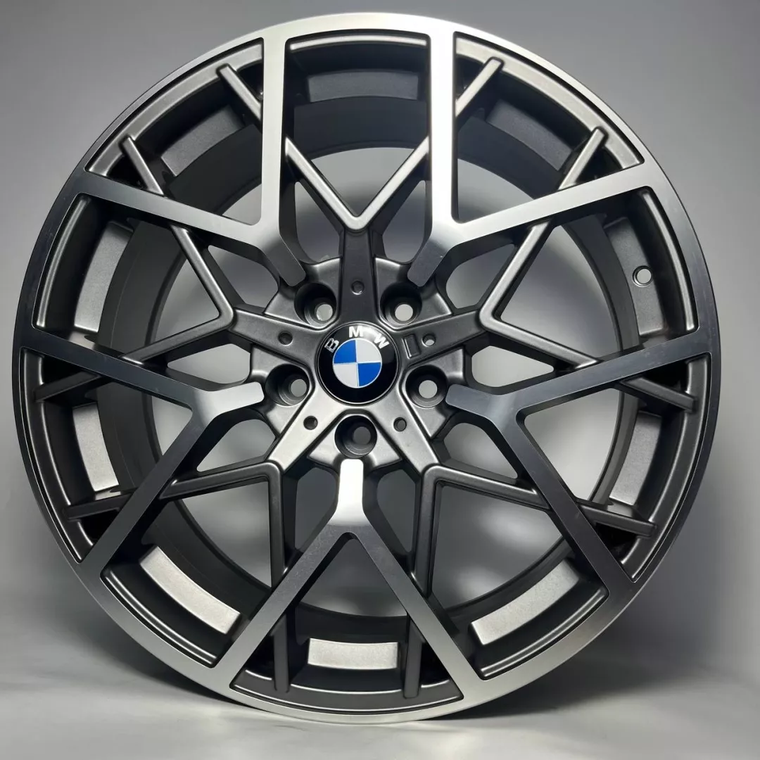 Matt Gun Metal - Machine Face(BM-201) 8.5/9.5x20/5x120 D72.5 ET44 4 диска графит